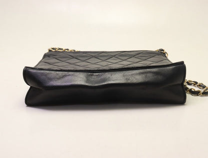 Chanel Quilted Lambskin Chain Shoulder Bag — view 3