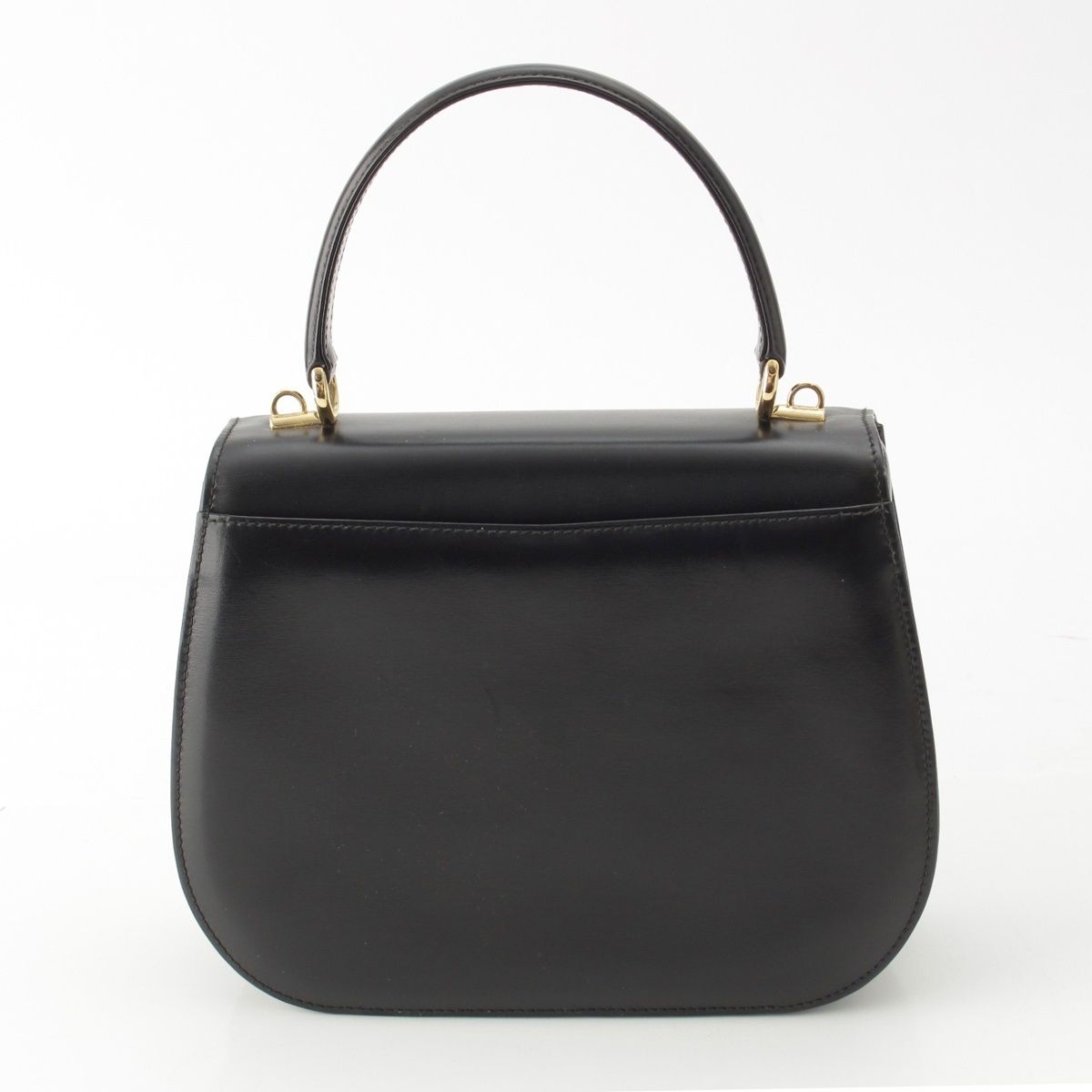 Gucci Leather Vintage 2-Way Shoulder Handle Handbag — view 4