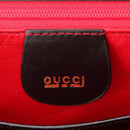 Gucci Leather Vintage 2-Way Shoulder Handle Handbag — view 7