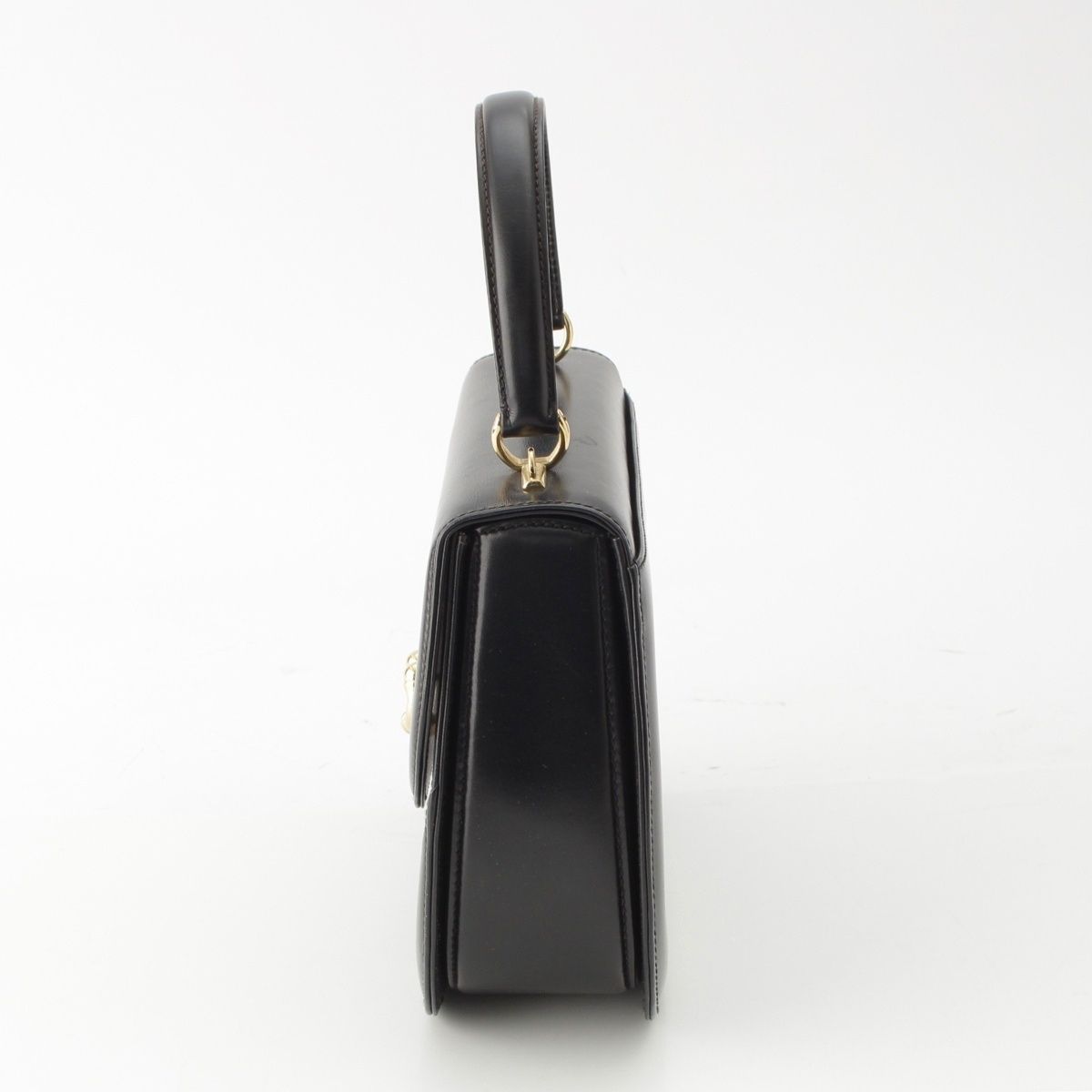 Gucci Leather Vintage 2-Way Shoulder Handle Handbag — view 3