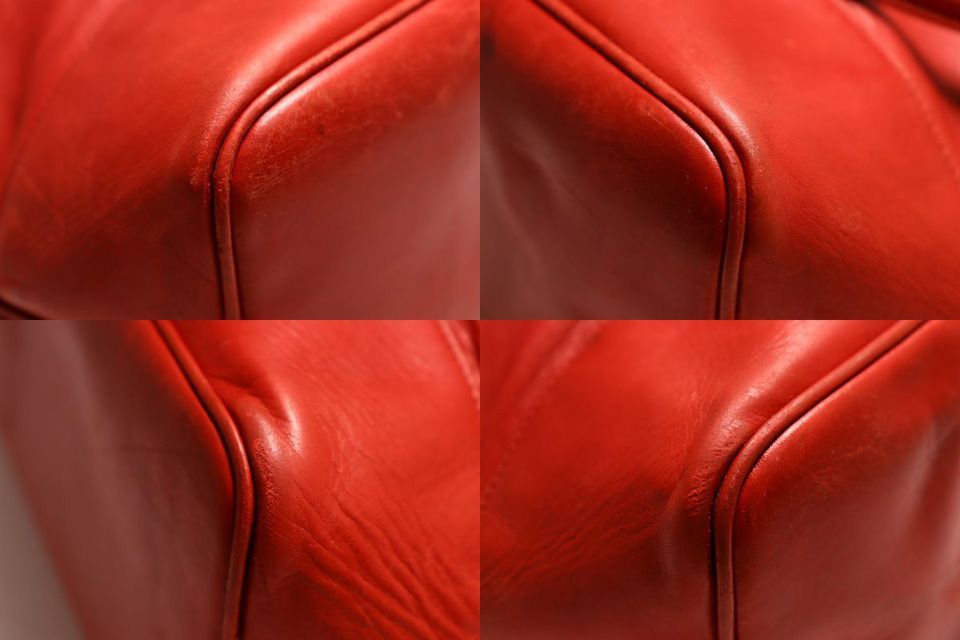 Chanel Lambskin Red Tote Bag — view 5
