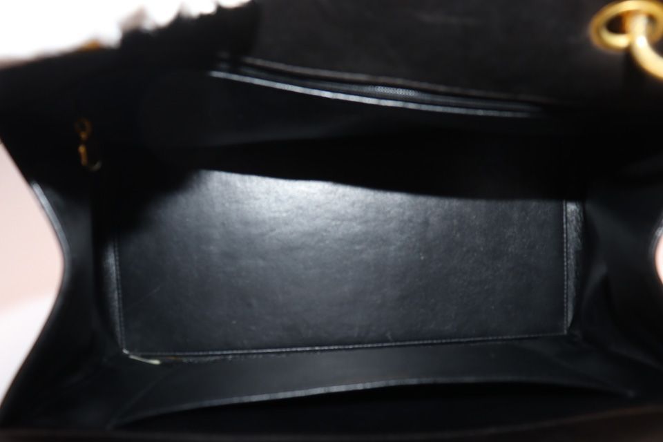 Chanel Quilted Lambskin Jumbo CC Logo Chain Tote Bag — view 7