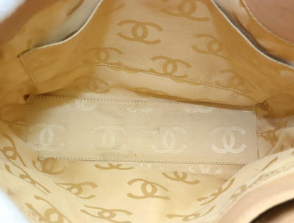 Chanel Wild Stitch Calfskin Beige Hand Tote Bag — view 7