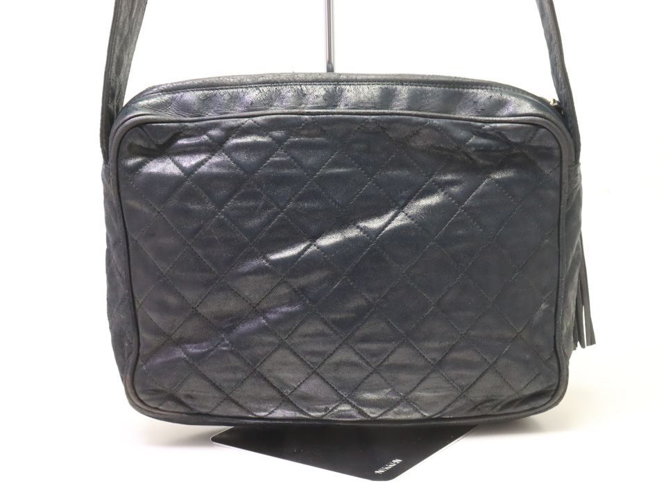 Chanel Quilted Lambskin Fringe Shoulder Bag — view 2