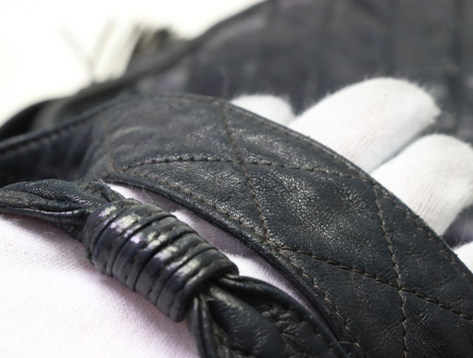 Chanel Quilted Lambskin Fringe Shoulder Bag — view 6