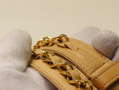 Chanel Quilted Lambskin Beige Waist Bag — view 6