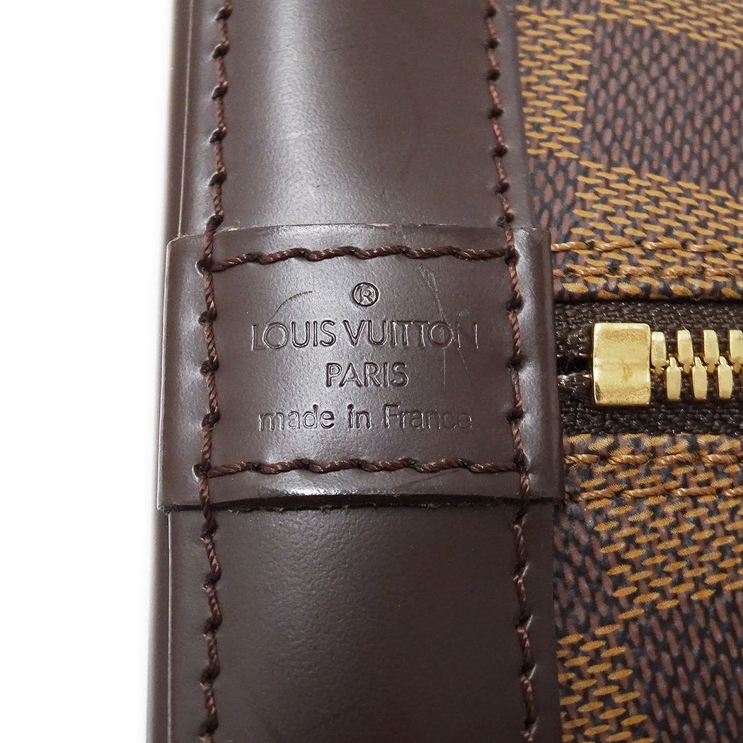 Louis Vuitton Bag Damier Handle Alma Brown — view 6
