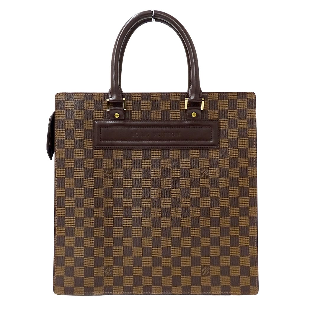 Louis Vuitton Damier Tote Bag Handle Venice GM Brown — view 2