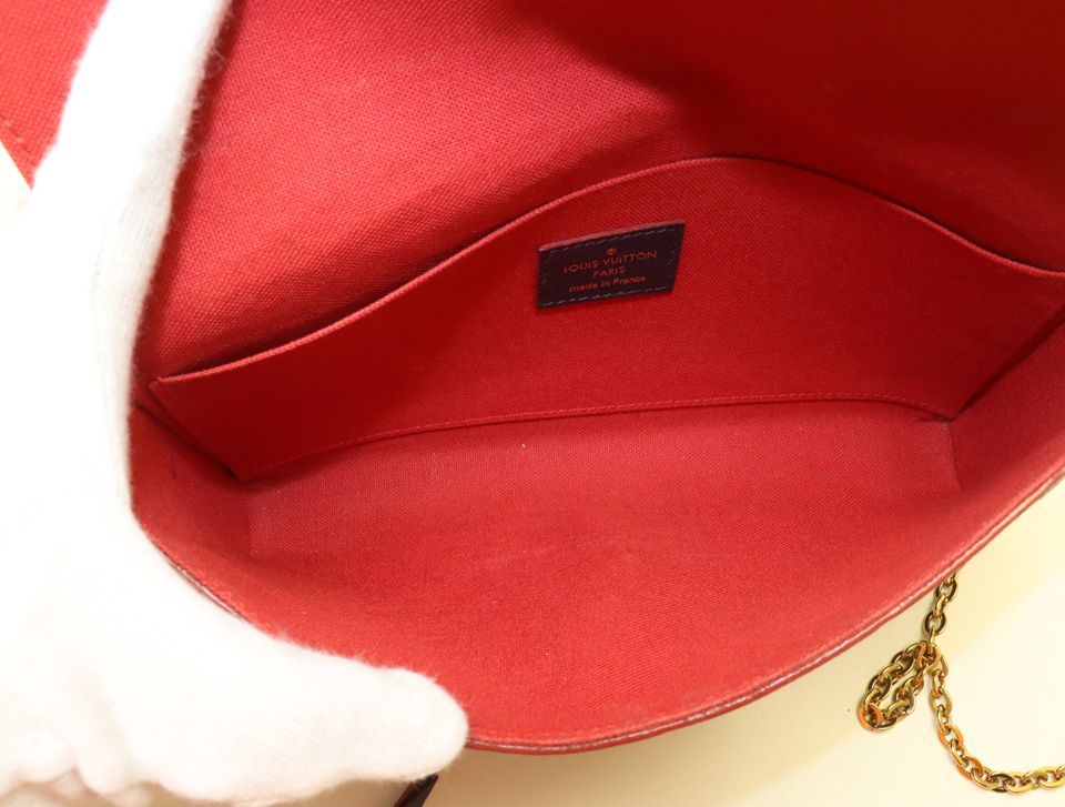Louis Vuitton Monogram Empreinte Pochette Felicie Chain Wallet Shoulder Bag — view 7
