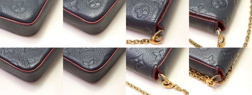 Louis Vuitton Monogram Empreinte Pochette Felicie Chain Wallet Shoulder Bag — view 5