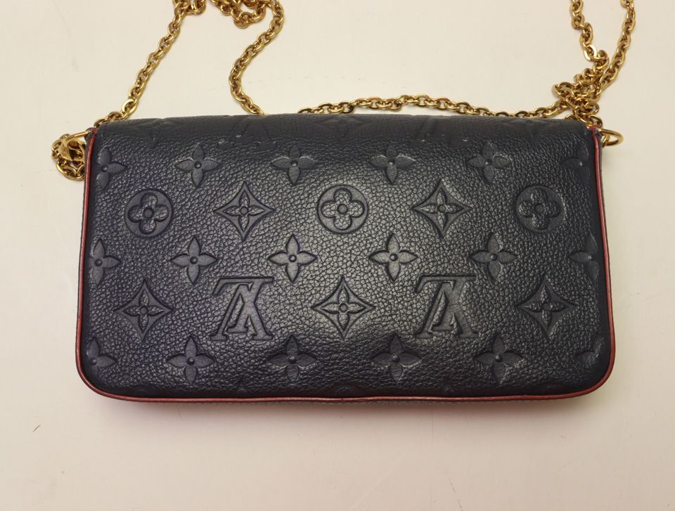 Louis Vuitton Monogram Empreinte Pochette Felicie Chain Wallet Shoulder Bag — view 2
