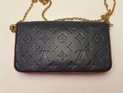 Louis Vuitton Monogram Empreinte Pochette Felicie Chain Wallet Shoulder Bag — view 2