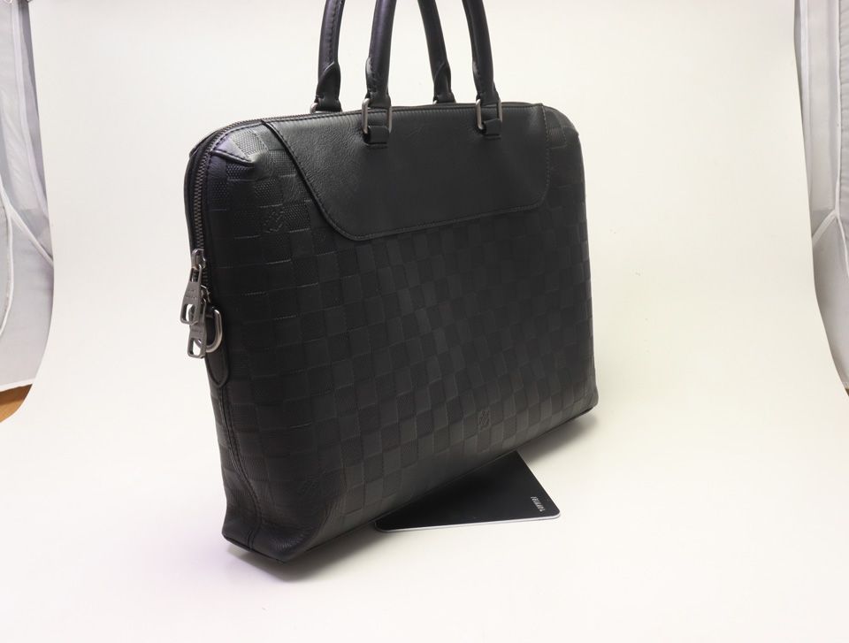 Louis Vuitton Porte Documents Jules Pdj Damier Infini Leather Business Bag — view 4