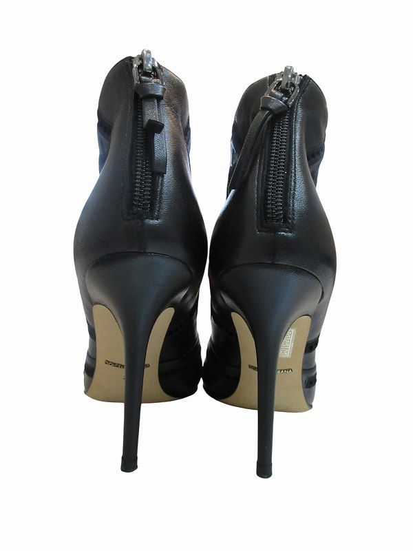 Dolce & Gabbana Booty Leather Black — view 3