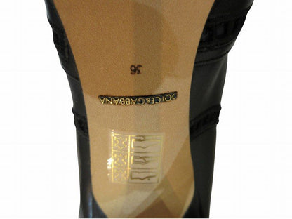 Dolce & Gabbana Booty Leather Black — view 7
