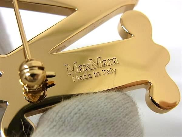 Max Mara New Pin Brooch Pin Badge Gold — view 4