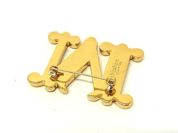 Max Mara New Pin Brooch Pin Badge Gold — view 2