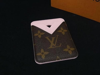 Louis Vuitton Monogram Card Case Magnet Magnetic Brown