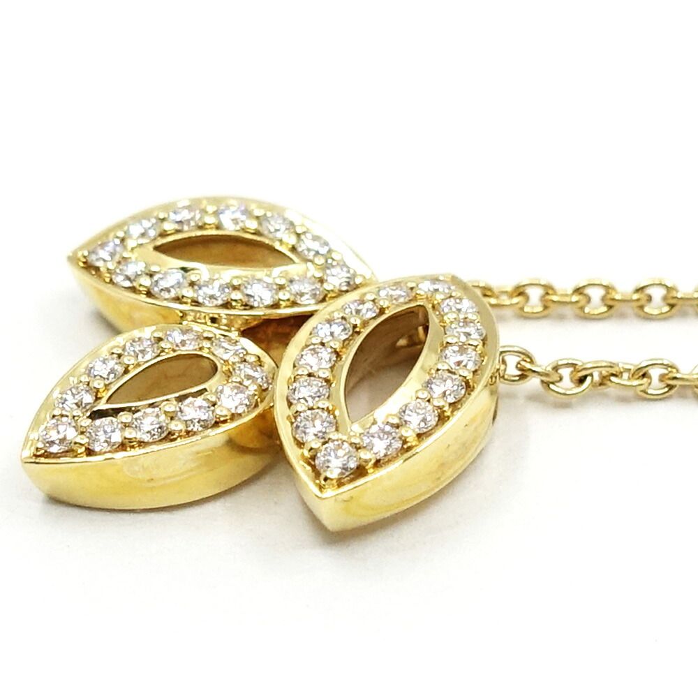 Harry Winston 18K Yellow Gold Lilycla Star Mini Diamond Pendant — view 5