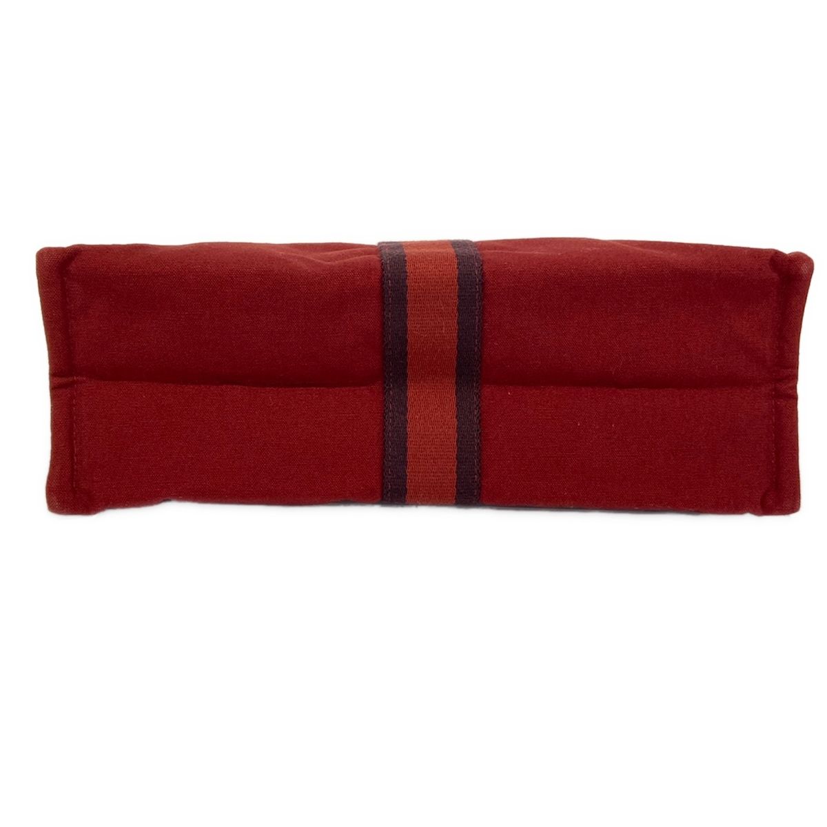Hermes Pouch Fourre Tout Red Dark Brown — view 3