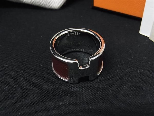 Hermes New Olympe GM Vomadam Ring Bordeaux Silver HD