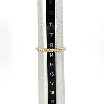 Van Cleef & Arpels Ring Perlee 18K Gold YG 54 Yellow No Vcarpjmg — view 4