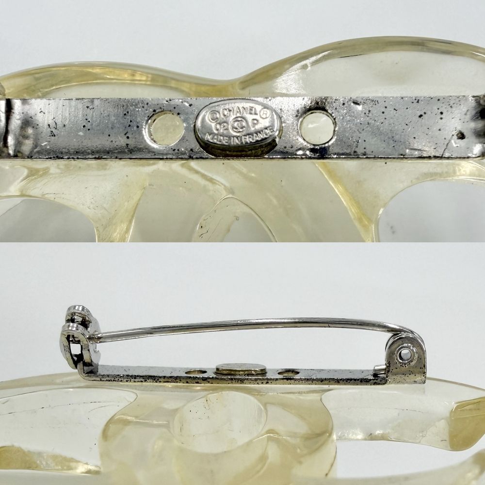Chanel 02P Brooch CC Logo Clear — view 6