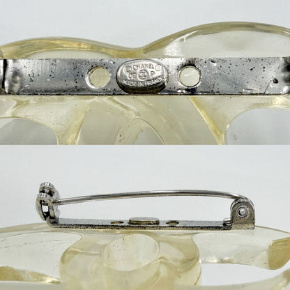 Chanel 02P Brooch CC Logo Clear — view 6