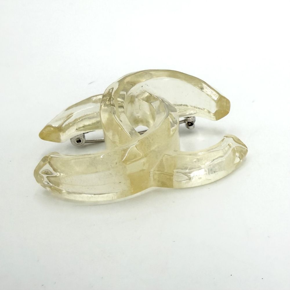 Chanel 02P Brooch CC Logo Clear — view 3