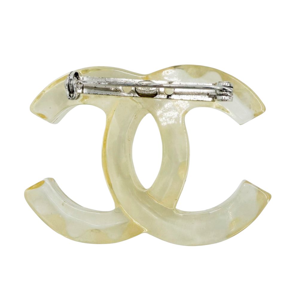 Chanel 02P Brooch CC Logo Clear — view 2