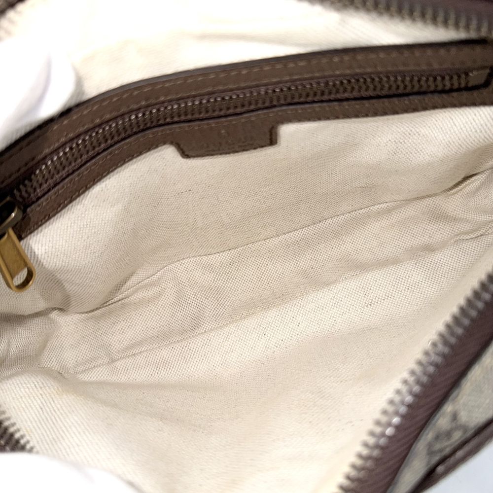 Gucci Belt Bag Ophidia Bag Sherry Line GG Supreme Canvas Leather Beige Brown — view 4