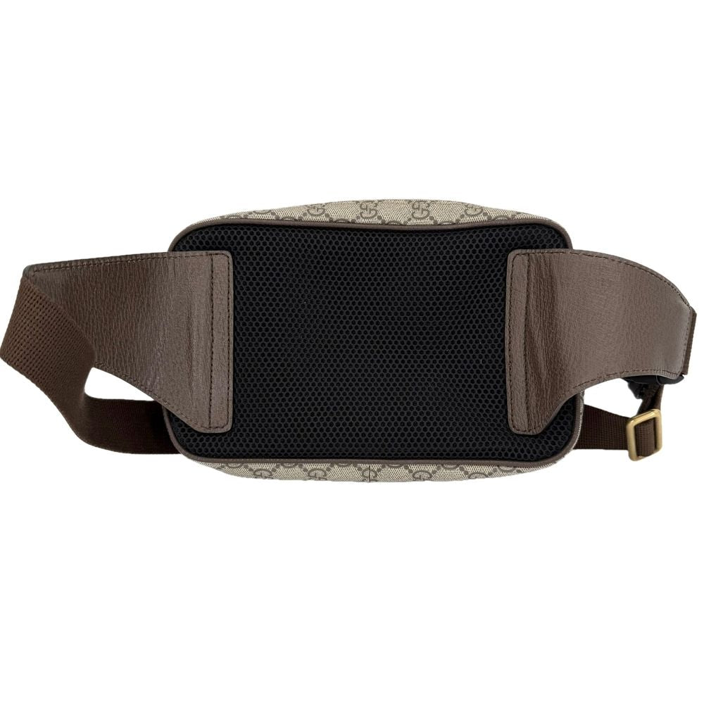 Gucci Belt Bag Ophidia Bag Sherry Line GG Supreme Canvas Leather Beige Brown — view 2