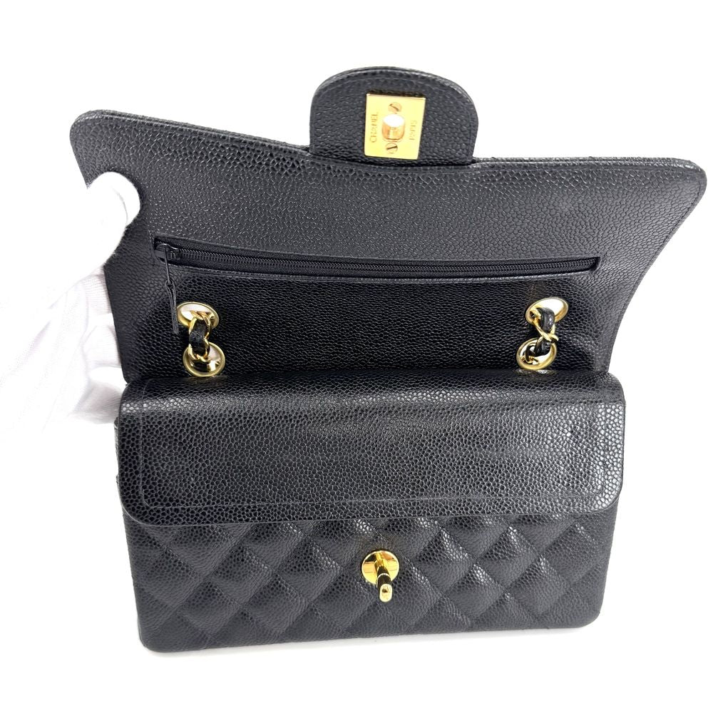 Chanel Shoulder Bag Quilted 23 Double Chain Flap Bag Crossbody CC Logo Turnlock — view 4