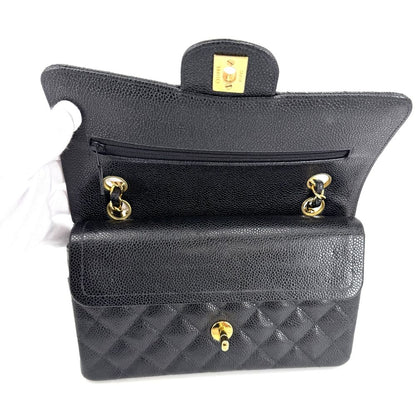 Chanel Shoulder Bag Quilted 23 Double Chain Flap Bag Crossbody CC Logo Turnlock — view 4
