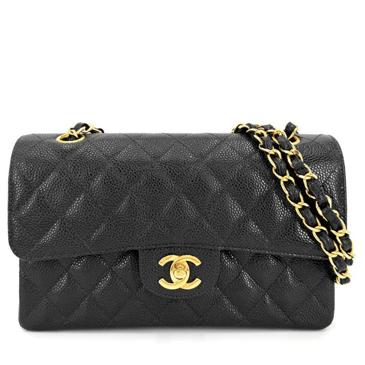 Chanel Shoulder Bag Quilted 23 Double Chain Flap Bag Crossbody CC Logo Turnlock