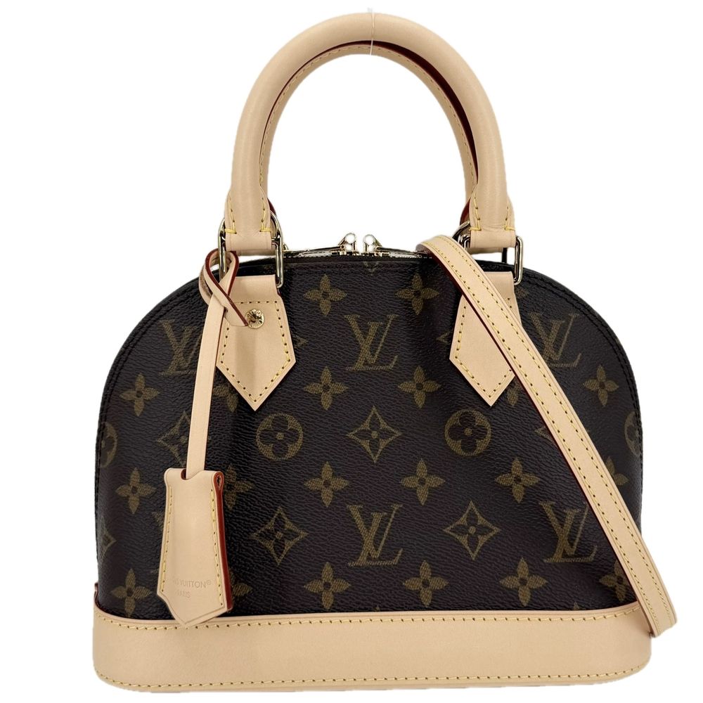 Louis Vuitton 2-Way Alma BB Shoulder Bag Handle Crossbody Small Monogram Canvas