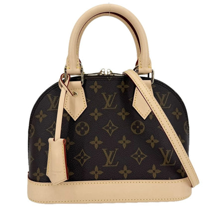 Louis Vuitton 2-Way Alma BB Shoulder Bag Handle Crossbody Small Monogram Canvas