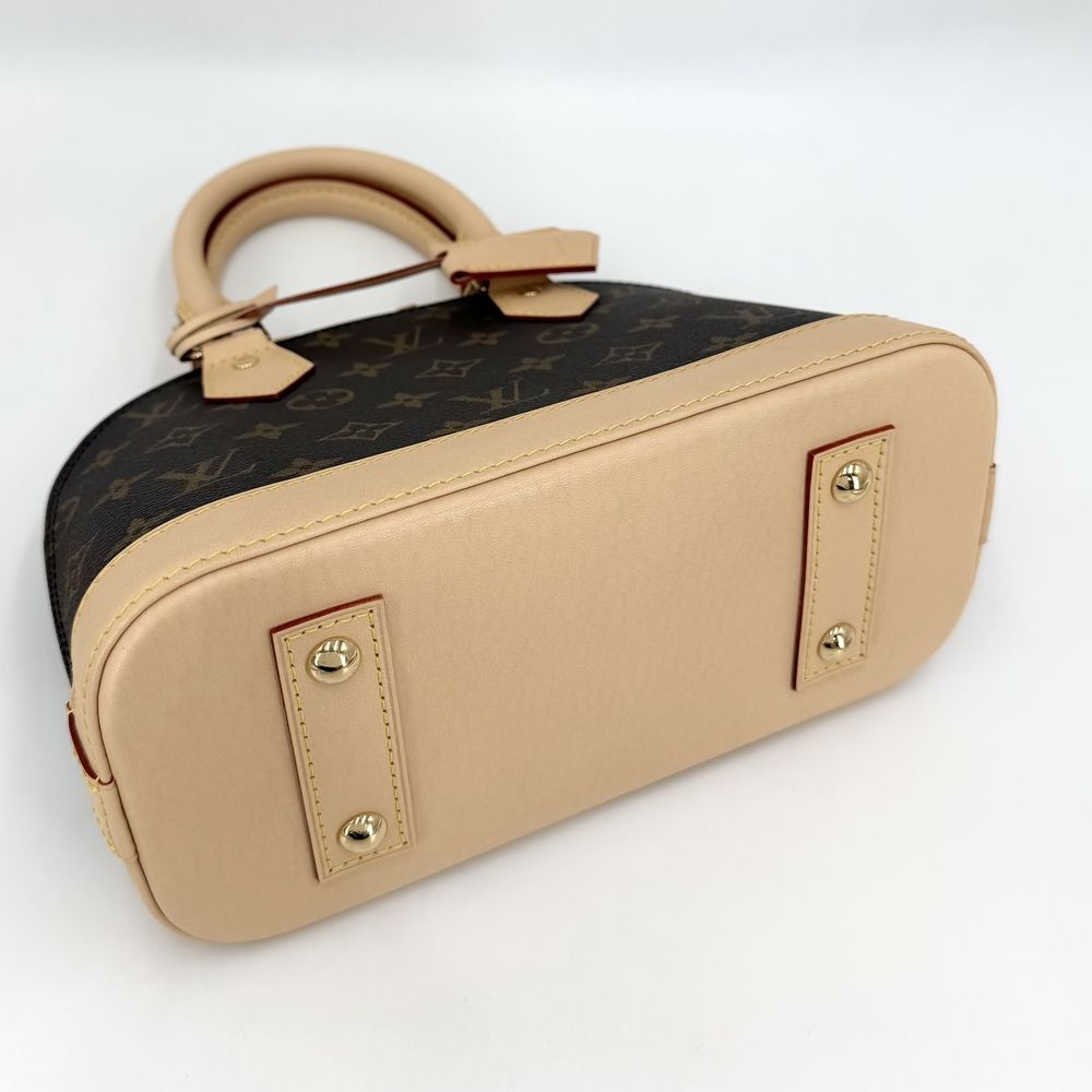 Louis Vuitton 2-Way Alma BB Shoulder Bag Handle Crossbody Small Monogram Canvas — view 3