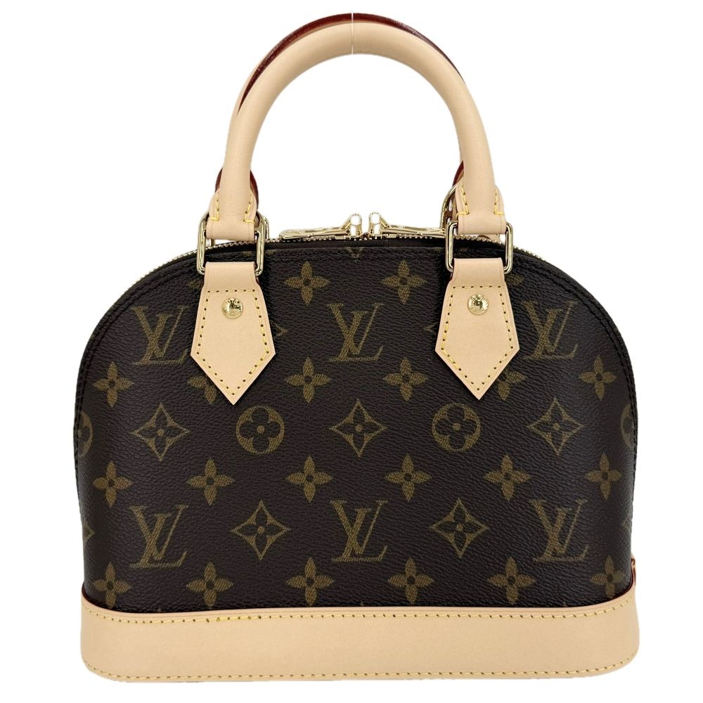 Louis Vuitton 2-Way Alma BB Shoulder Bag Handle Crossbody Small Monogram Canvas — view 2