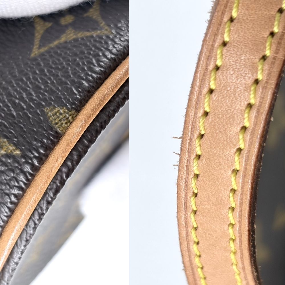 Louis Vuitton Handle Mini Papillon 19 Shoulder Bag M Monogram Canvas Brown Gold — view 6