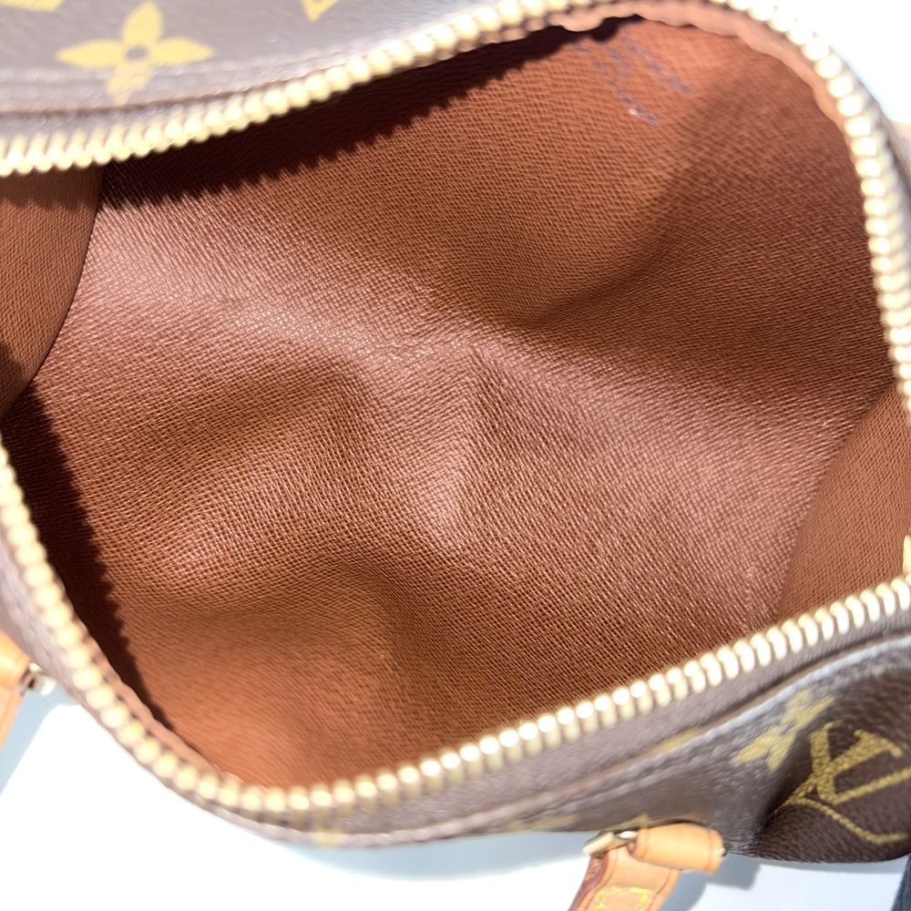 Louis Vuitton Handle Mini Papillon 19 Shoulder Bag M Monogram Canvas Brown Gold — view 4