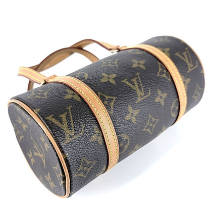 Louis Vuitton Handle Mini Papillon 19 Shoulder Bag M Monogram Canvas Brown Gold — view 3