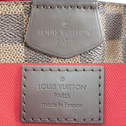 Louis Vuitton Handle Graceful PM Damier Ebene Gray PM One Brown Gold Handbag — view 5