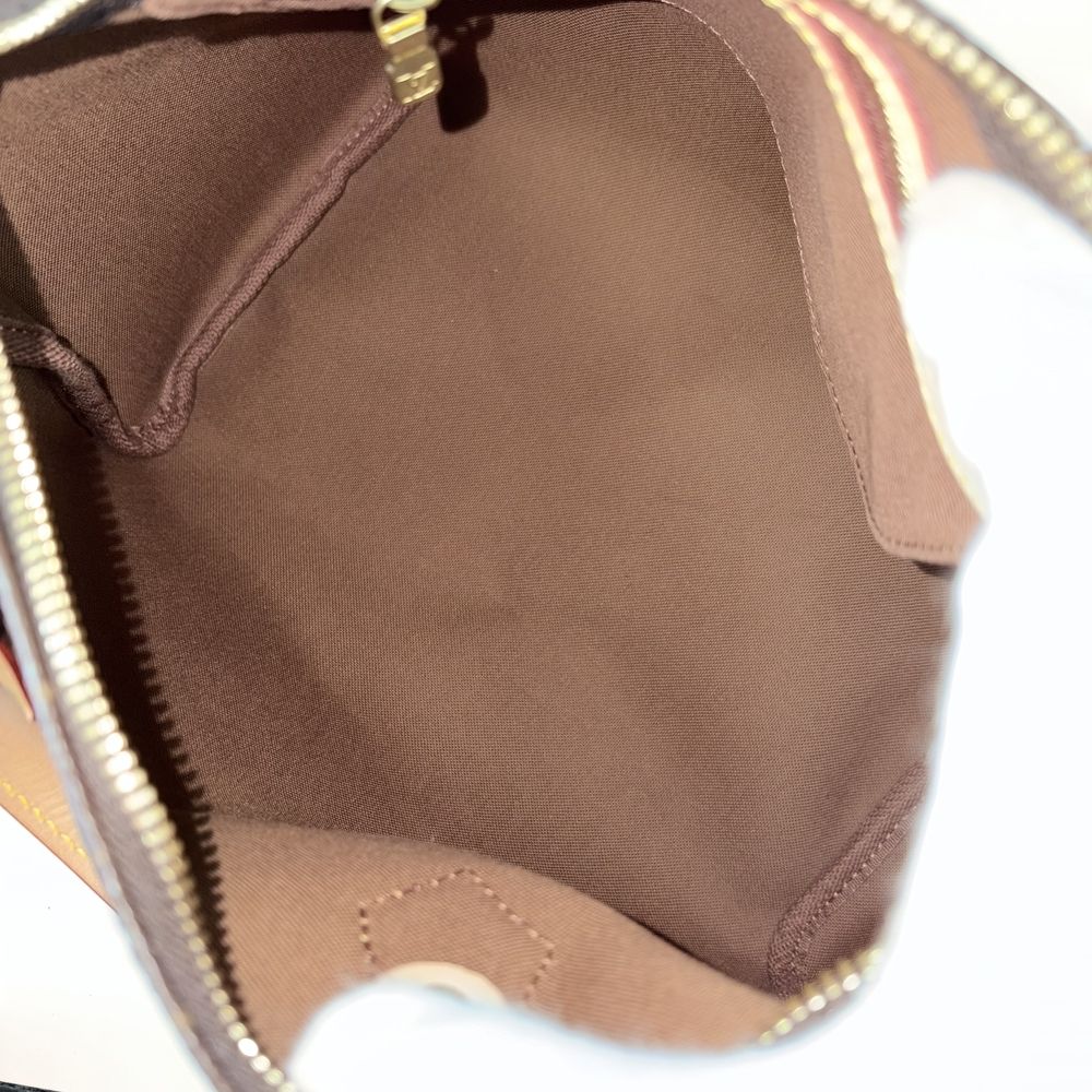 Louis Vuitton Handle Monogram Speedy 25 Mini Boston Bag Brown Gold — view 4