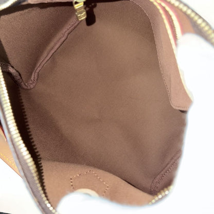 Louis Vuitton Handle Monogram Speedy 25 Mini Boston Bag Brown Gold — view 4