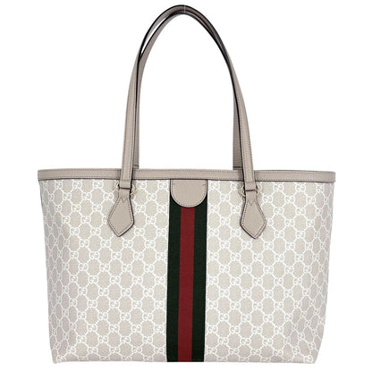 Gucci Handle Ophidia GG Large Tote Bag Shoulder Sherry Line Supreme Canvas — view 2