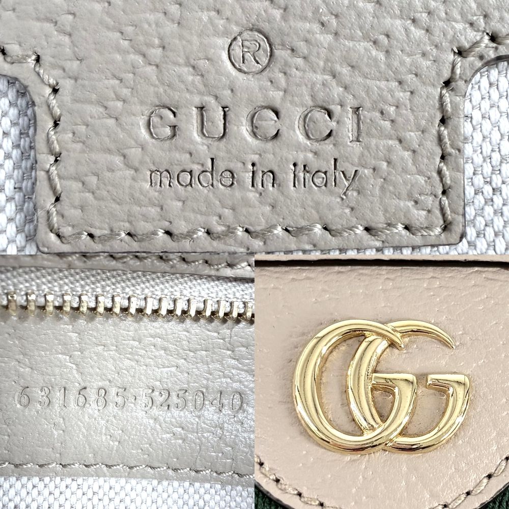 Gucci Handle Ophidia GG Large Tote Bag Shoulder Sherry Line Supreme Canvas — view 5