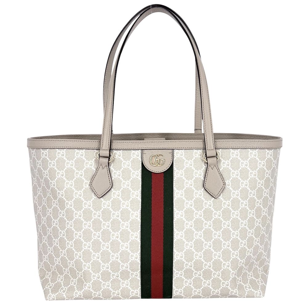 Gucci Handle Ophidia GG Large Tote Bag Shoulder Sherry Line Supreme Canvas