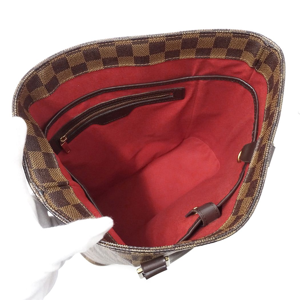 Louis Vuitton Damier Tote Bag Vavin GM Brown — view 5
