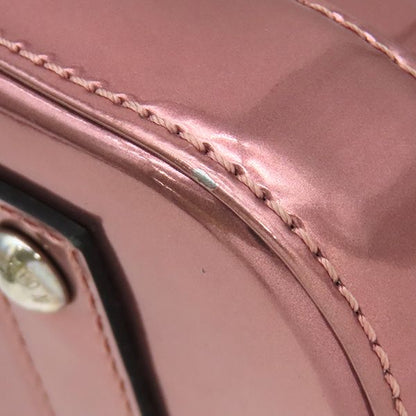 Louis Vuitton 2-Way Bag Alma BB Monogram Vernis Pink Black Silver Metallic — view 4